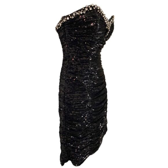 La Femme Paris Sequin Mini Dress - Picture 2 of 5
